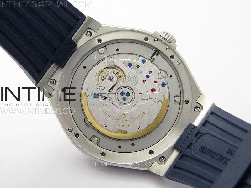 Overseas 47040 SS PPF 1:1 Best Edition Blue dial on Blue Rubber Strap A1226