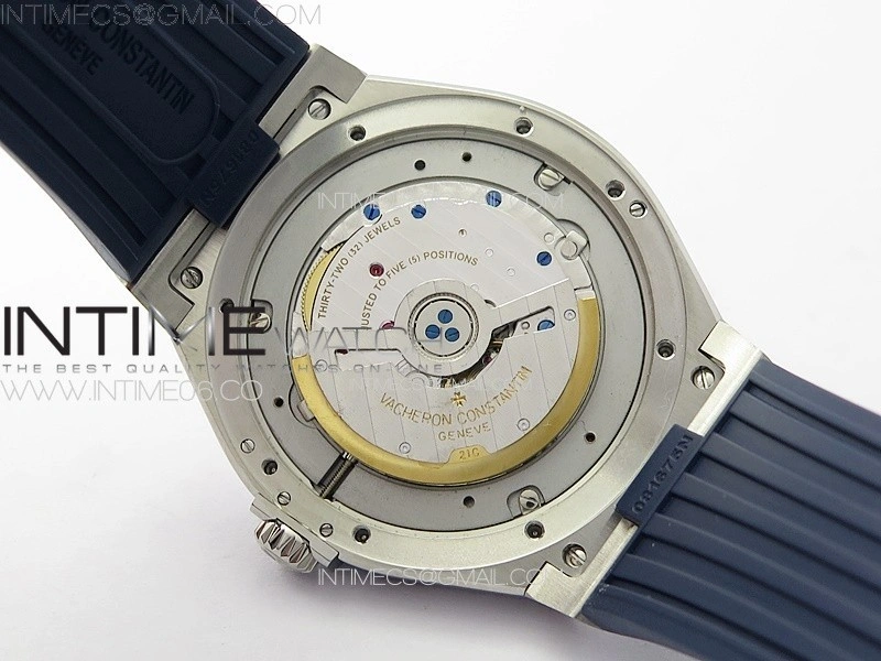 Overseas 47040 SS PPF 1:1 Best Edition Blue dial on Blue Rubber Strap A1226
