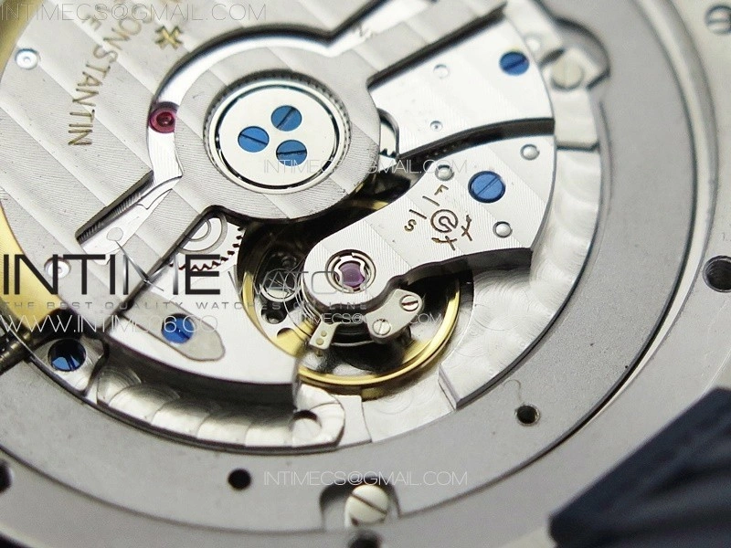 Overseas 47040 SS PPF 1:1 Best Edition Blue dial on Blue Rubber Strap A1226