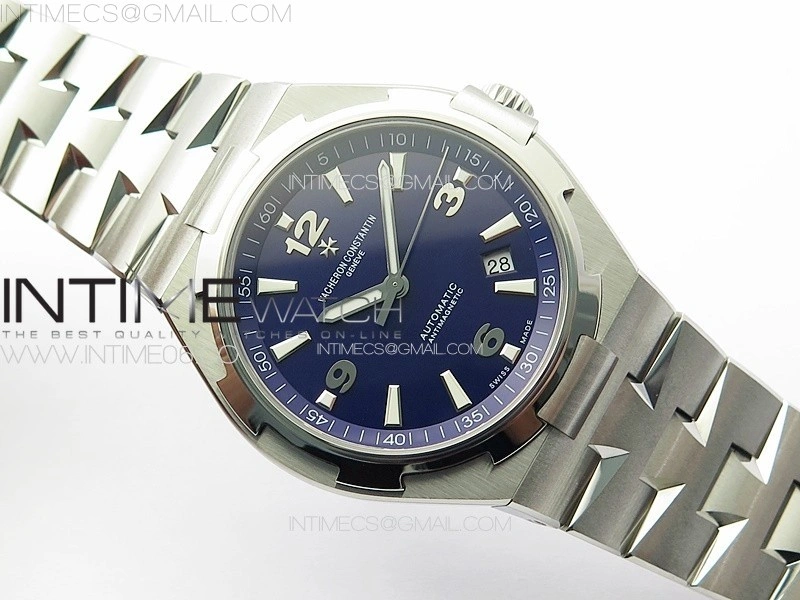 Overseas 47040 SS PPF 1:1 Best Edition Blue dial on SS Bracelet A1226