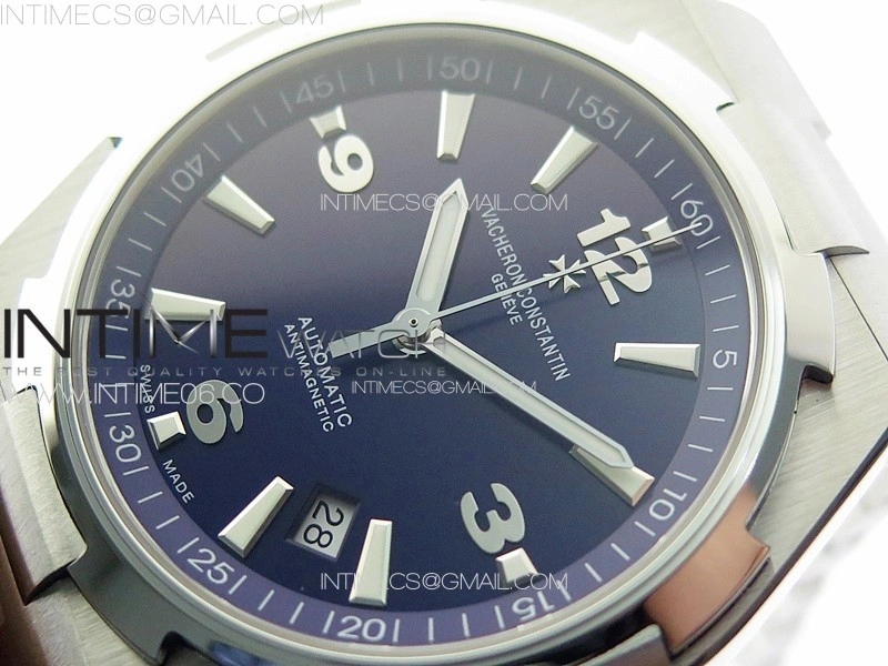 Overseas 47040 SS PPF 1:1 Best Edition Blue dial on SS Bracelet A1226