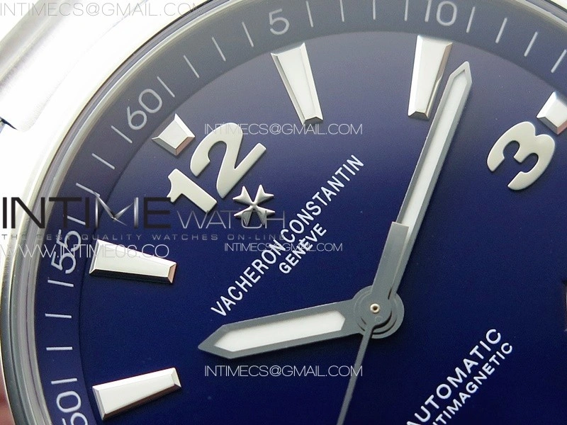 Overseas 47040 SS PPF 1:1 Best Edition Blue dial on SS Bracelet A1226