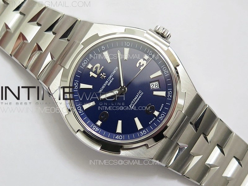 Overseas 47040 SS PPF 1:1 Best Edition Blue dial on SS Bracelet A1226