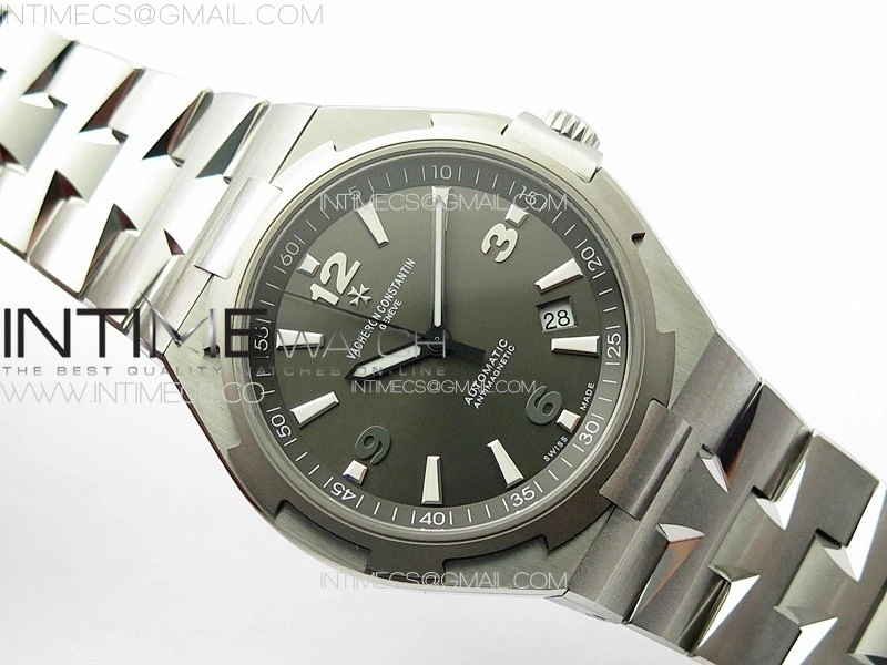 Overseas 47040 SS PPF 1:1 Best Edition Gray dial on SS Bracelet A1226