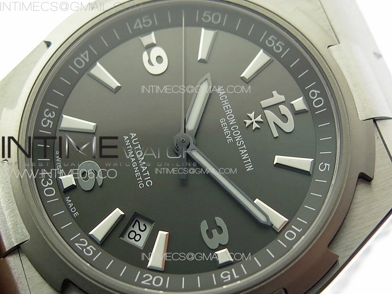 Overseas 47040 SS PPF 1:1 Best Edition Gray dial on SS Bracelet A1226