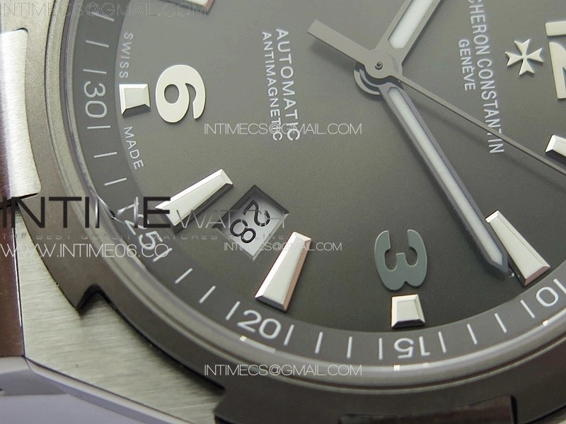 Overseas 47040 SS PPF 1:1 Best Edition Gray dial on SS Bracelet A1226