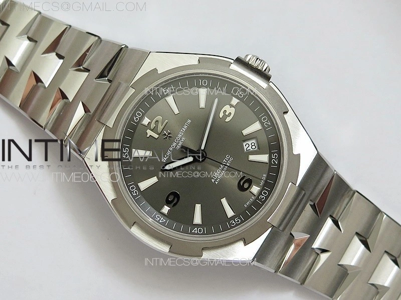 Overseas 47040 SS PPF 1:1 Best Edition Gray dial on SS Bracelet A1226