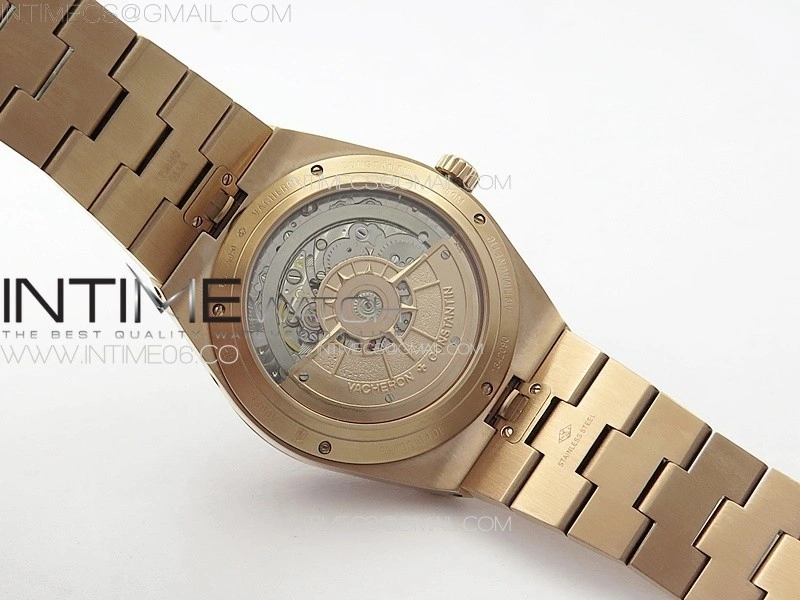 Overseas Perpetual Calendar RG 8F Best Edition Silver Dial on RG Bracelet A1120
