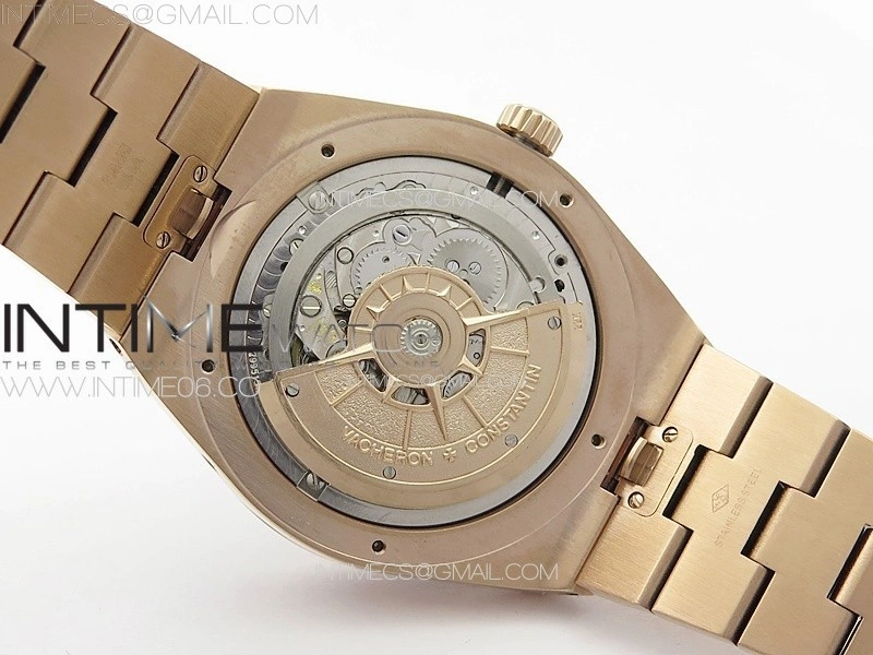 Overseas Perpetual Calendar RG 8F Best Edition Silver Dial on RG Bracelet A1120