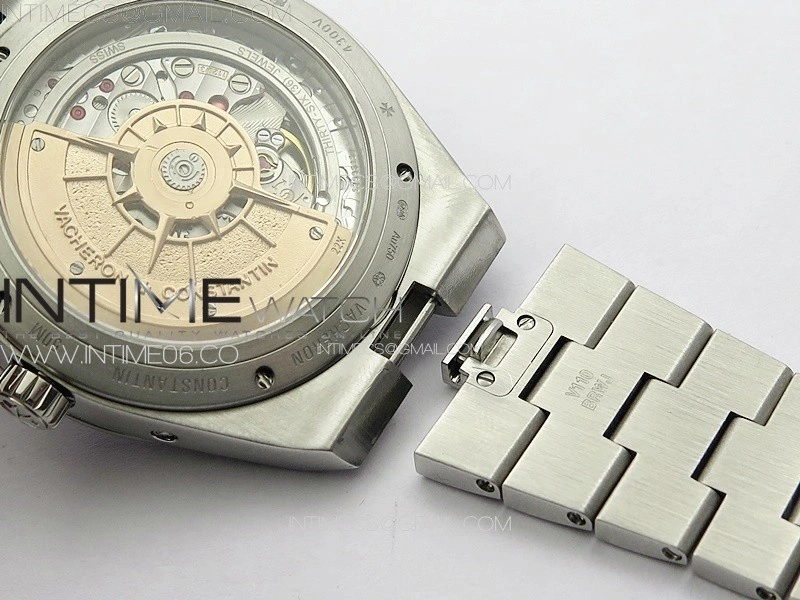 Overseas Perpetual Calendar SS 8F Best Edition Blue Dial on SS Bracelet A1120