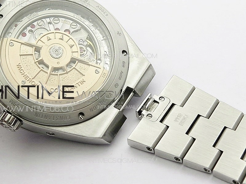 Overseas Perpetual Calendar SS 8F Best Edition Blue Dial on SS Bracelet A1120