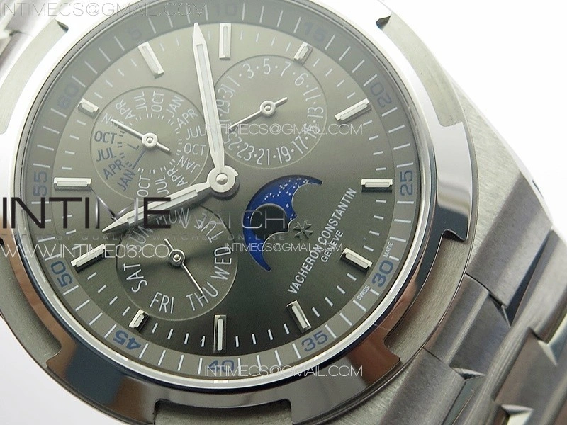 Overseas Perpetual Calendar SS 8F Best Edition Gray Dial on SS Bracelet A1120