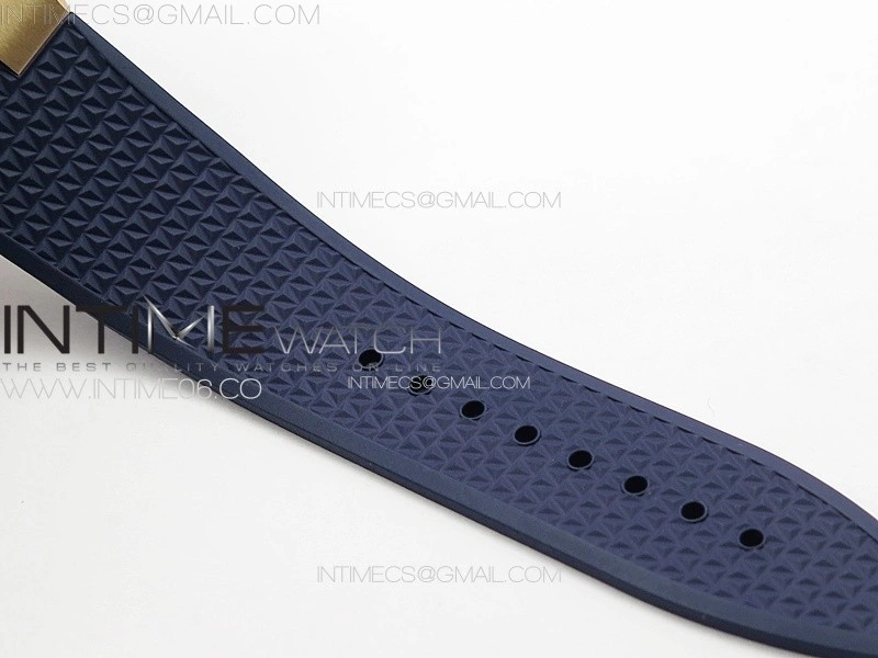 Overseas Tourbillon RG BBS Best Edition Blue Dial on Blue Rubber Strap