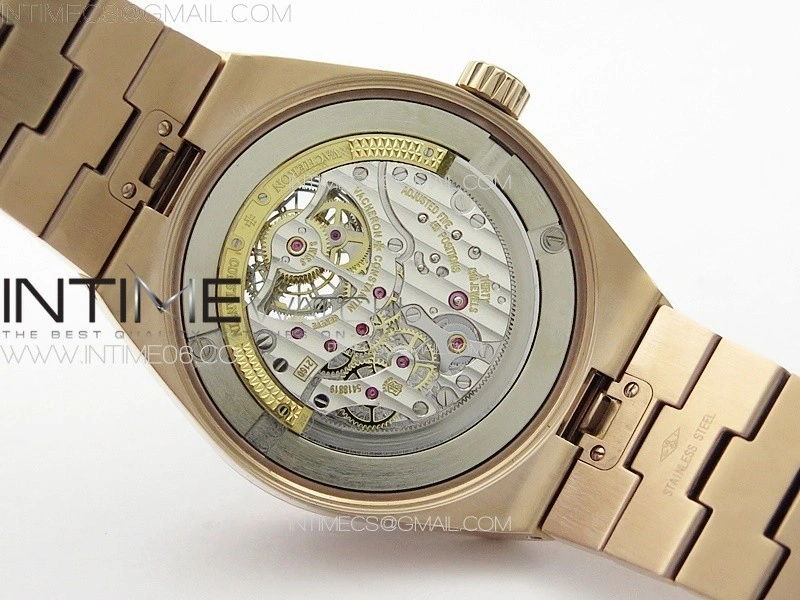 Overseas Tourbillon RG BBS Best Edition Blue Dial on RG Bracelet