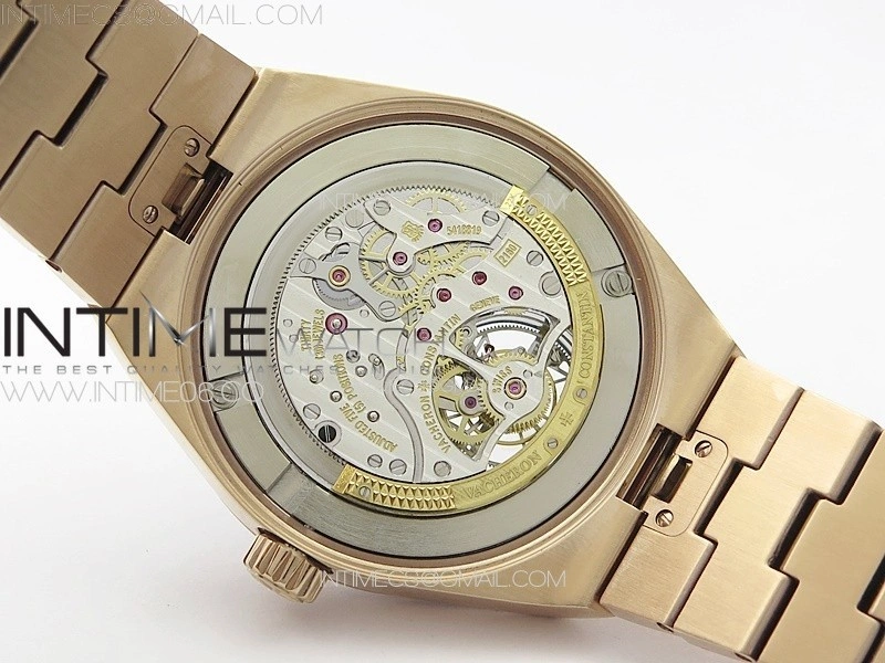 Overseas Tourbillon RG BBS Best Edition Blue Dial on RG Bracelet