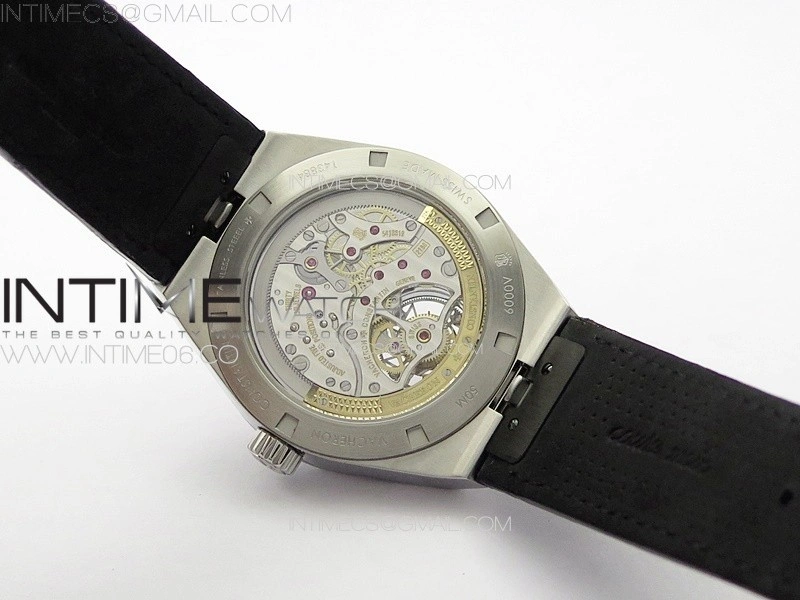 Overseas Tourbillon SS BBS Best Edition Blue Dial on Blue Leather Strap