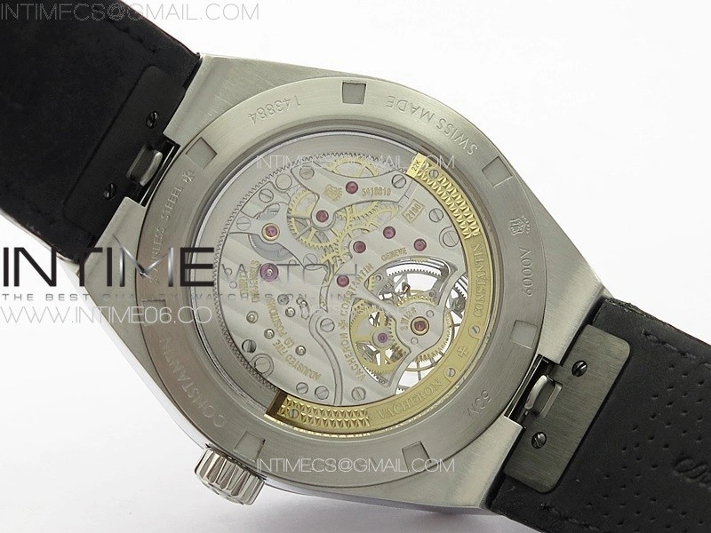 Overseas Tourbillon SS BBS Best Edition Blue Dial on Blue Leather Strap
