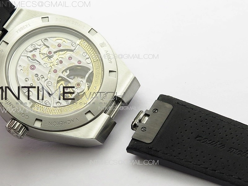 Overseas Tourbillon SS BBS Best Edition Blue Dial on Blue Leather Strap