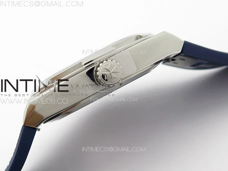 Overseas Tourbillon SS BBS Best Edition Blue Dial on Blue Rubber Strap