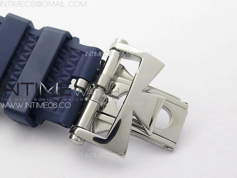 Overseas Tourbillon SS BBS Best Edition Blue Dial on Blue Rubber Strap