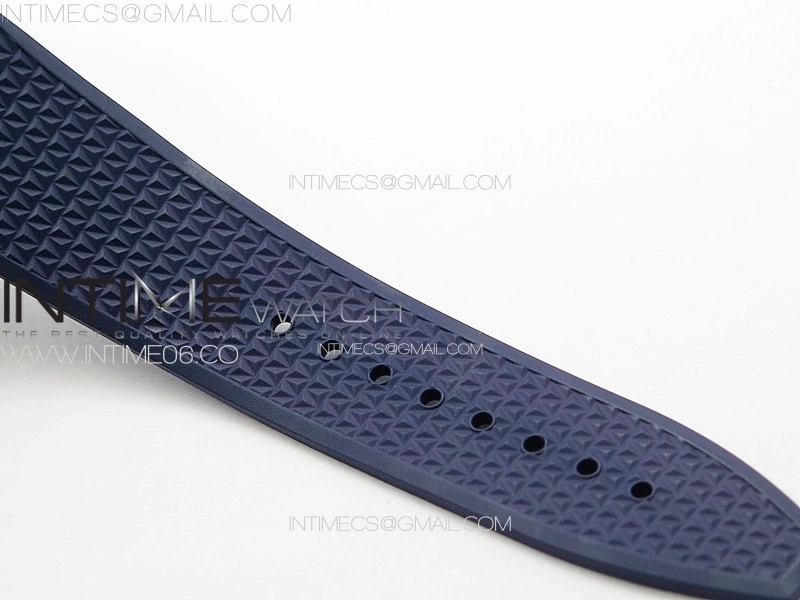Overseas Tourbillon SS BBS Best Edition Blue Dial on Blue Rubber Strap
