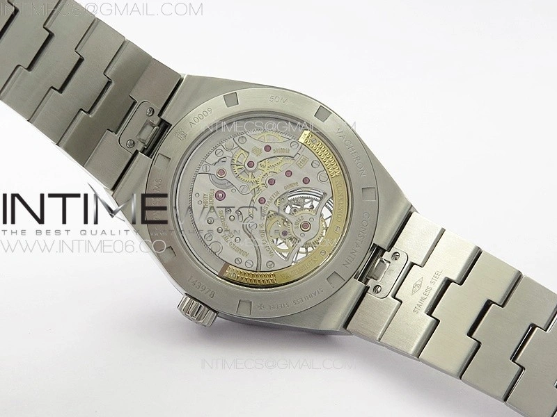 Overseas Tourbillon SS BBS Best Edition Blue Dial on SS Bracelet