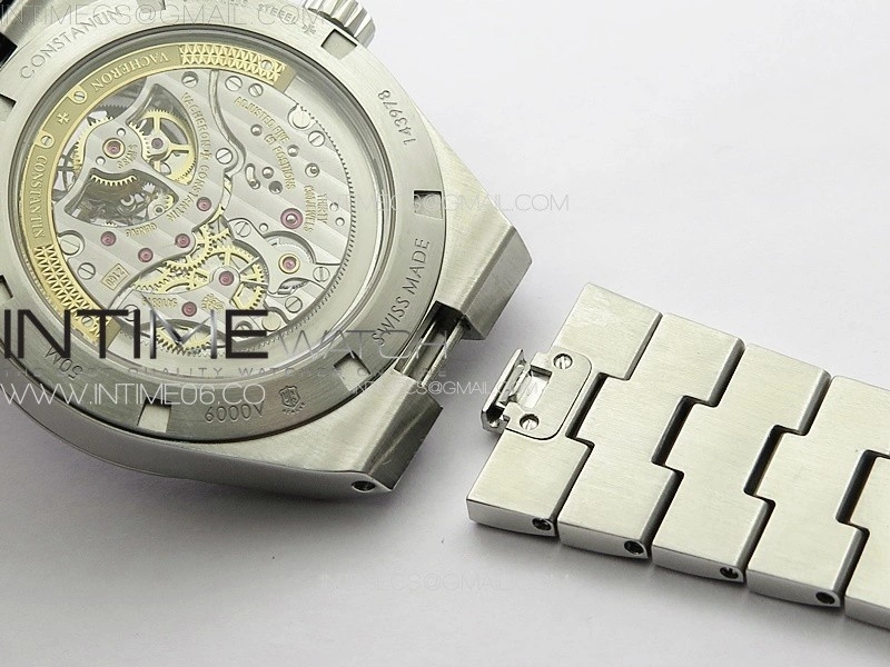 Overseas Tourbillon SS BBS Best Edition Blue Dial on SS Bracelet