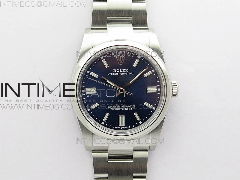 Oyster Perpetual 36mm 126000 BP Best Edition Dark Blue Dial on SS Bracelet