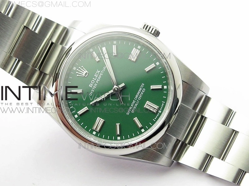 Oyster Perpetual 36mm 126000 BP Best Edition Green Dial on SS Bracelet