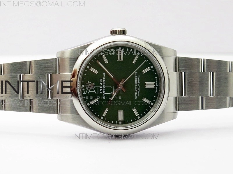 Oyster Perpetual 36mm 126000 BP Best Edition Green Dial on SS Bracelet
