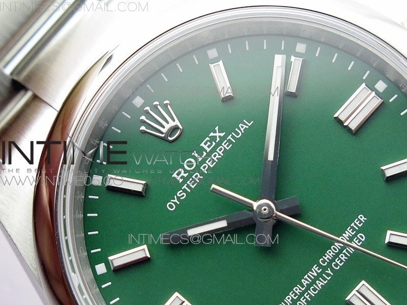 Oyster Perpetual 36mm 126000 BP Best Edition Green Dial on SS Bracelet
