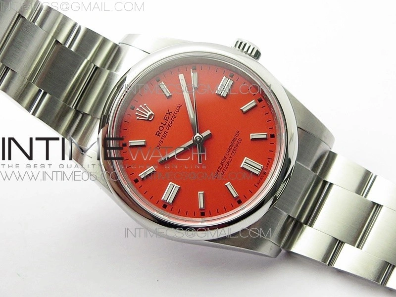 Oyster Perpetual 36mm 126000 BP Best Edition Red Dial on SS Bracelet