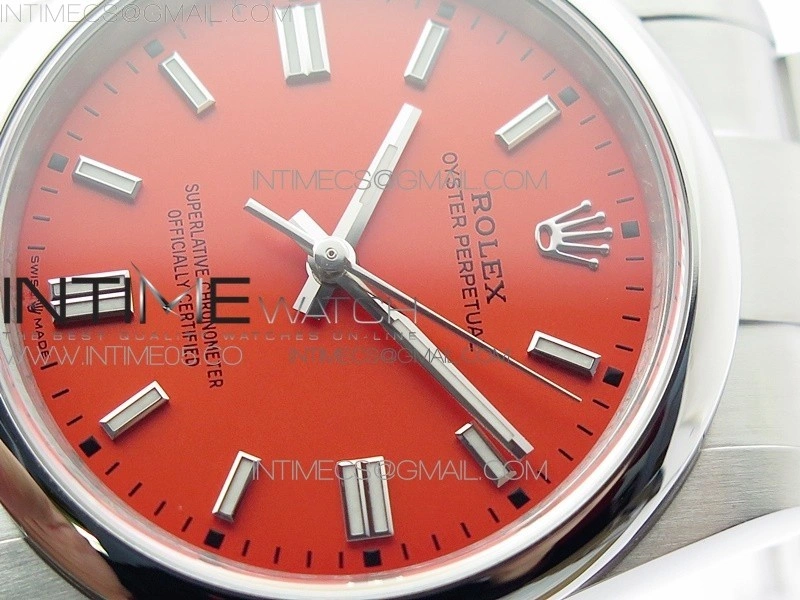 Oyster Perpetual 36mm 126000 BP Best Edition Red Dial on SS Bracelet