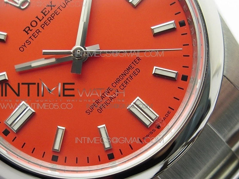 Oyster Perpetual 36mm 126000 BP Best Edition Red Dial on SS Bracelet