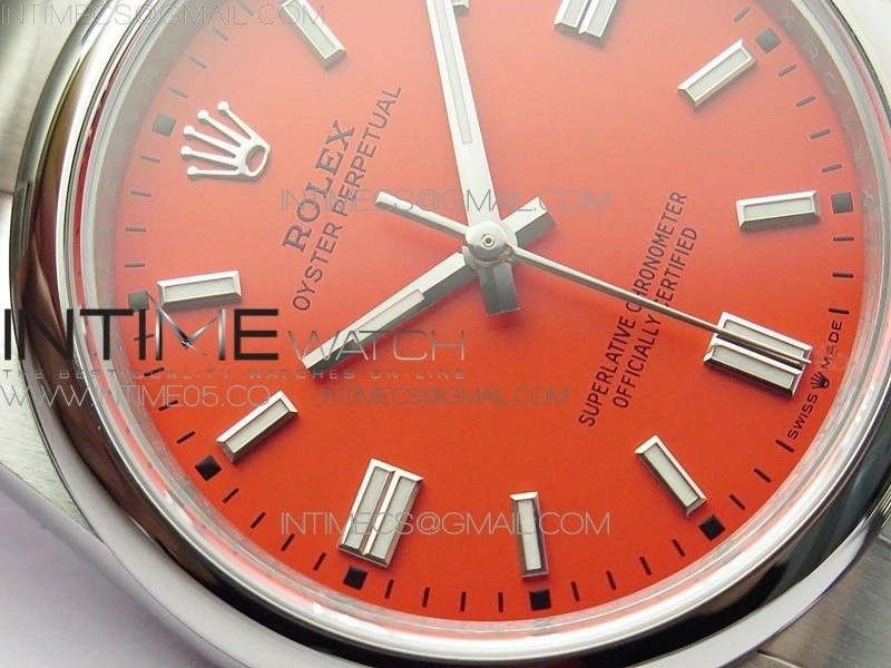Oyster Perpetual 36mm 126000 BP Best Edition Red Dial on SS Bracelet