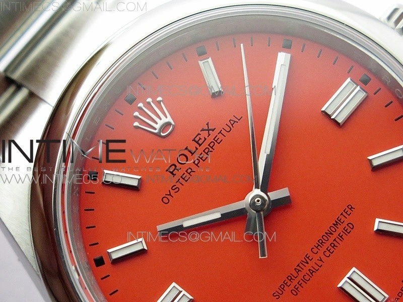 Oyster Perpetual 36mm 126000 BP Best Edition Red Dial on SS Bracelet