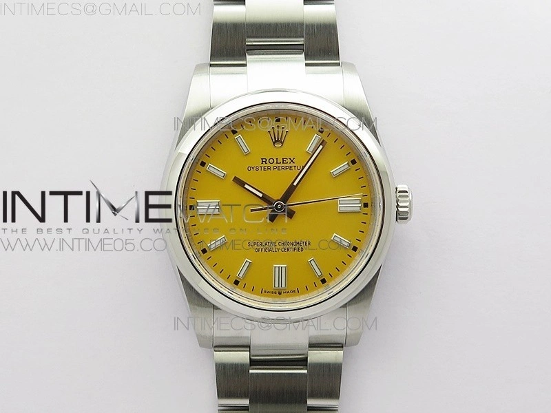Oyster Perpetual 36mm 126000 BP Best Edition Yellow Dial on SS Bracelet