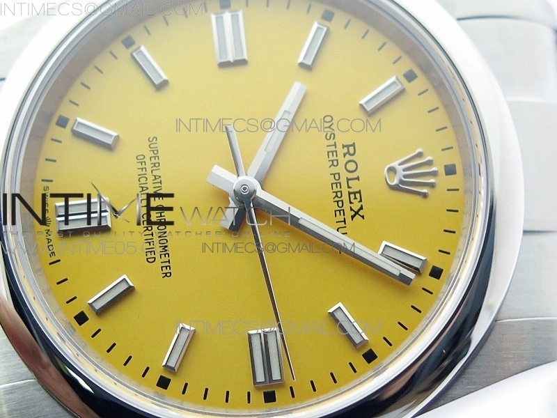 Oyster Perpetual 36mm 126000 BP Best Edition Yellow Dial on SS Bracelet