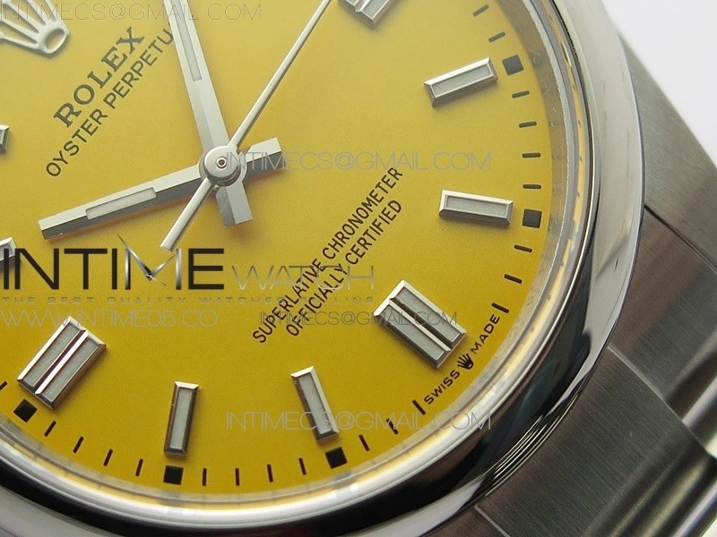 Oyster Perpetual 36mm 126000 BP Best Edition Yellow Dial on SS Bracelet