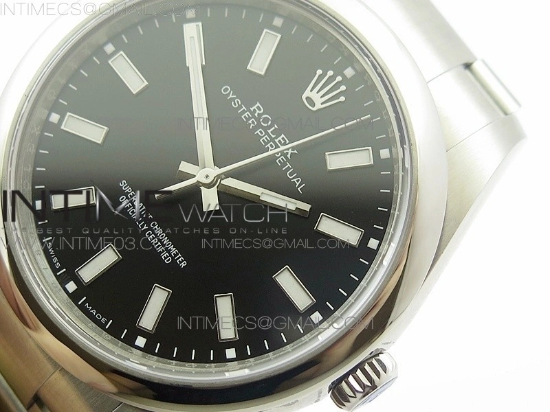 Oyster Perpetual 39mm 114300 BP 1:1 Best Edition Black Dial on SS Bracelet SA3132