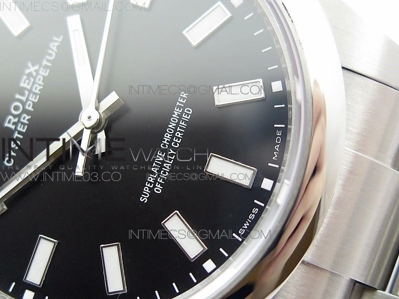 Oyster Perpetual 39mm 114300 BP 1:1 Best Edition Black Dial on SS Bracelet SA3132