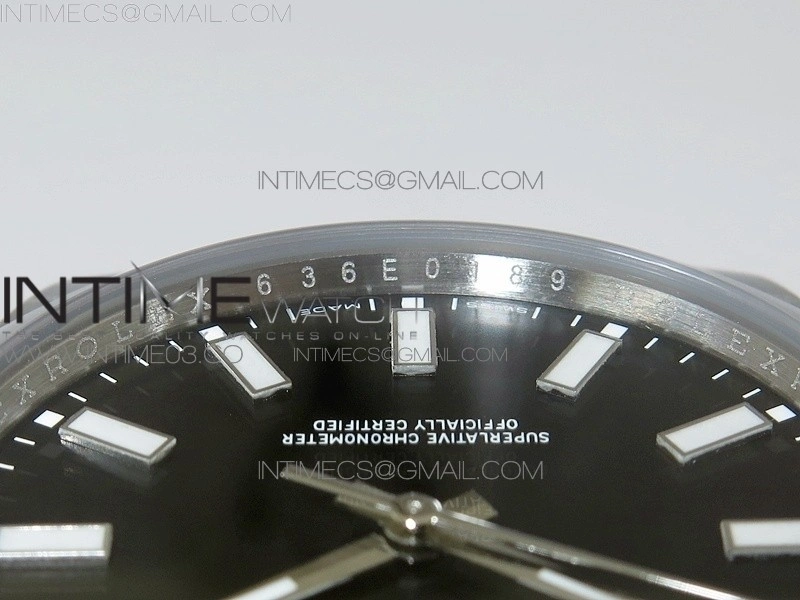 Oyster Perpetual 39mm 114300 BP 1:1 Best Edition Black Dial on SS Bracelet SA3132