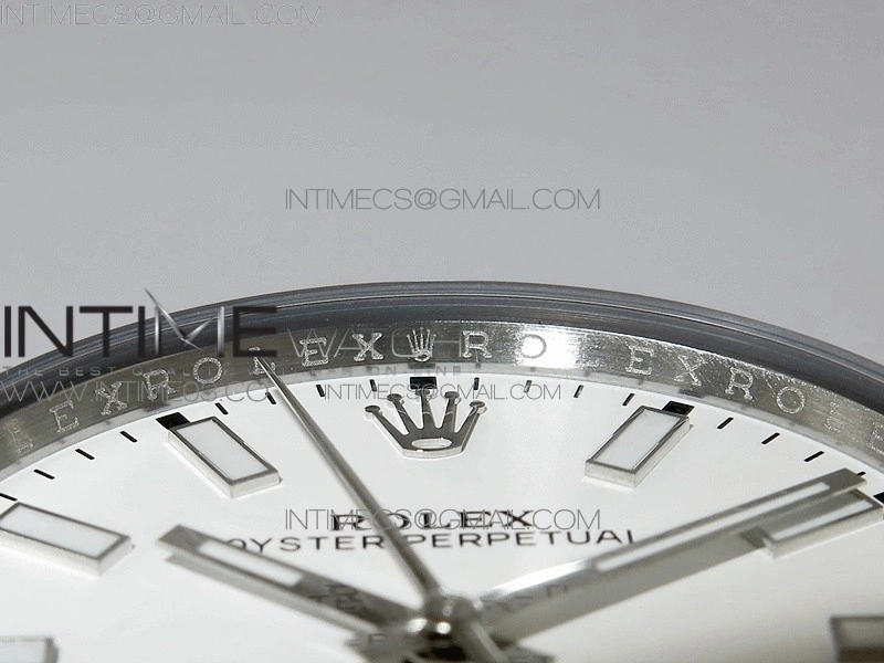 Oyster Perpetual 39mm 114300 BP 1:1 Best Edition White Dial on SS Bracelet SA3132