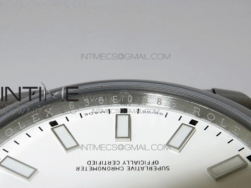 Oyster Perpetual 39mm 114300 BP 1:1 Best Edition White Dial on SS Bracelet SA3132