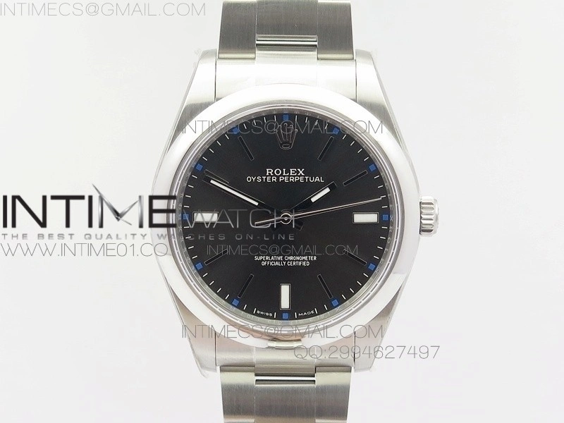 Oyster Perpetual 39mm 114300 BP Best Edition Gray Dial on SS Bracelet