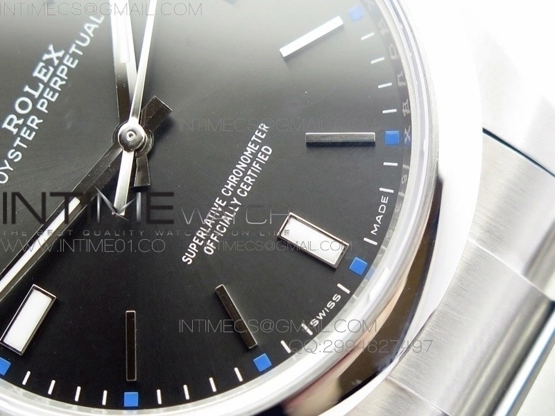 Oyster Perpetual 39mm 114300 BP Best Edition Gray Dial on SS Bracelet