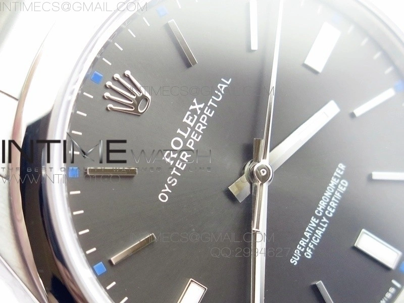Oyster Perpetual 39mm 114300 BP Best Edition Gray Dial on SS Bracelet