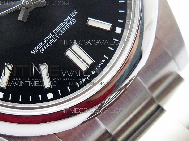 Oyster Perpetual 41mm 124300 BP Best Edition Black Dial on SS Bracelet