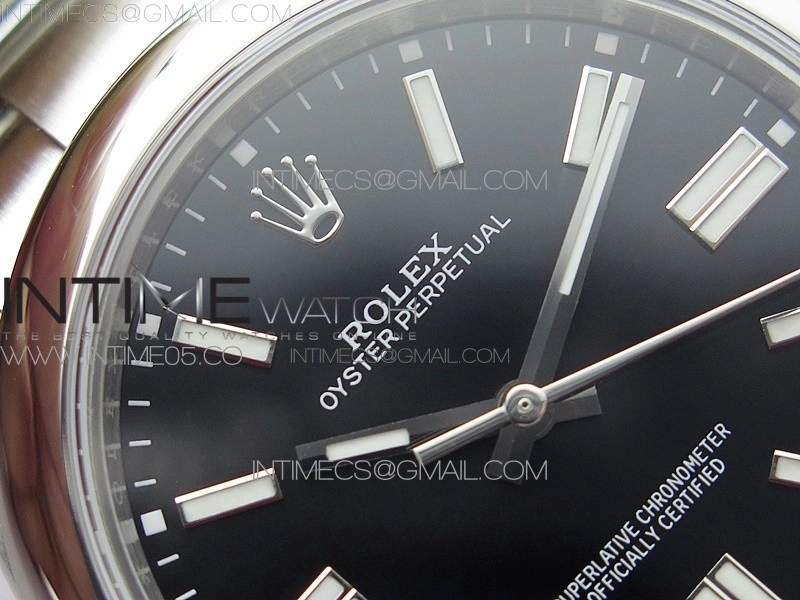 Oyster Perpetual 41mm 124300 BP Best Edition Black Dial on SS Bracelet