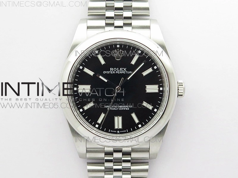 Oyster Perpetual 41mm 124300 BP Best Edition Black Dial on SS Jubilee Bracelet